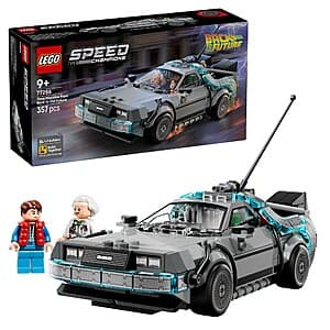 LEGO Toy Sale: 357-Pc Speed Champions: Back to the Future Time Machine Set $22.40 & More + Free Pickup