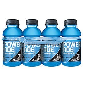 POWERADE Sports Drink: 8-Pk 12-Oz Mountain Berry Blast $3.35 & More w/ S&S