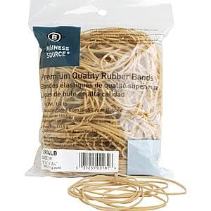 425-Count Business Source Rubber Bands (1914LB) $1.60 w/ S&S