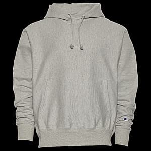 Men's Champion: Reverse Weave Pullover Logo Hoodie or Fleece Pants (Grey, S or M) $5 each + Free Shipping