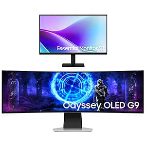 EPP/EDU: Samsung Monitors: 49" Odyssey OLED G9 G95SD + 27" Essentials S3 S32GF $1000 w/ Resident Evil Requiem + Free S/H