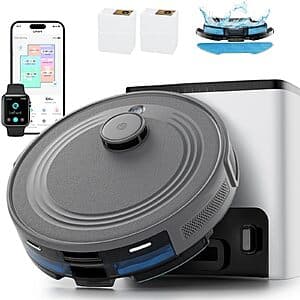 Lefant M2S Plus 10000Pa Robot Vacuum & Mop w/ Self-Emptying $130 + Free S&H