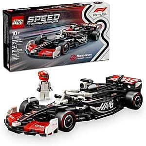 242-Pc LEGO Speed Champions: Formula 1 MoneyGram Haas F1 Team VF-24 Race Car Set $15.40