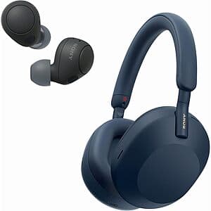 Sony WH-1000XM5 Headphones (various) + Free WF-C700N Truly Wireless Earbuds (Black) $248 + Free Shipping
