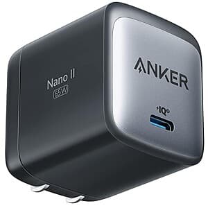 Anker 715 Nano II 65W GaN II PPS USB-C Fast Charger $20 + Free S&H w/ Amazon Prime