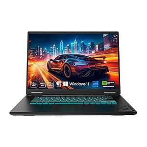 GIGABYTE A16 Laptop: 16" 1200p 165Hz, i7-13620H, RTX 5050, 16GB RAM, 512GB SSD $700 + Free S&H w/ Prime