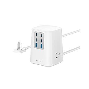 Anker 9-in-1 Charging Station w/ 100W Type-C + 3x AC (Black or White) $34