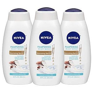 3-Pack 20-Oz Nivea Coconut and Almond Milk Body Wash $7.70 + Free Shipping w/ Prime or on $35+