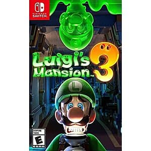 Luigi's Mansion 3 (Switch) from $39.90 + Free S/H
