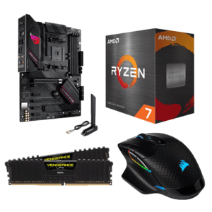 ASUS ROG STRIX B550-F GAMING WIFI II + Ryzen 7 5800XT + 32GB Corsair Vengeance LPX $390 w/ Corsair Dark Core RGB Pro SE + Free S&H