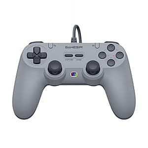 GameSir Tegenaria Lite Wired Game Controller For Switch, Android, iOS, PC (Gray) $16