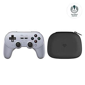 Prime Members: 8Bitdo Pro 2 Wireless Hall Effect Joystick Controller w/ Case $37.20 + Free S&H