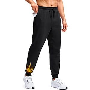 Soothfeel Men's Fleece Joggers Cotton Sweatpants (various colors) $10