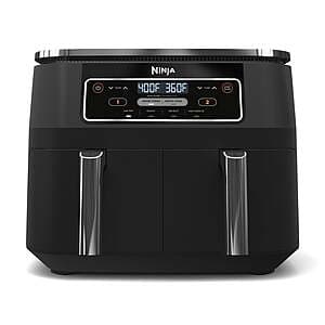 8-Qt Ninja Foodi 4-in-1 DualZone Air Fryer w/ 2 Independent Baskets $109 + Free S&H