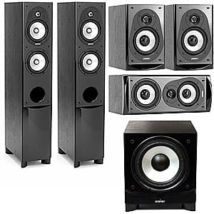Energy Connoisseur Speakers: 2x CF-30 Floors + CC-5 Center + 2x CB-5 Bookshelf + Sub $400 + Free S&H