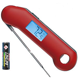 ThermoMaven Professional Digital Meat Thermometer (HT04) with digital display screen and probe design.