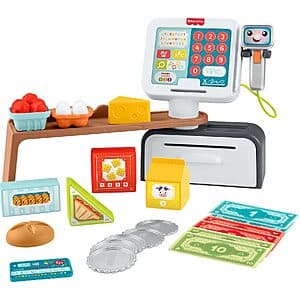Fisher-Price Laugh & Learn Count & Shop Cash Register Toddler Playset $13.20