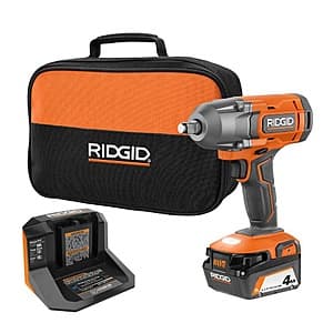 Select Stores: Ridgid 18V 1/2" Impact Wrench Kit w/ 4.0 Ah Battery & Charger $97 (In-Store Only, Limited Stock)
