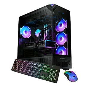 iBUYPOWER Element Pro Gaming Desktop: Ryzen 7 7800X3D, RTX 5070, 32GB RAM, 1TB SSD $1299 + Free Shipping