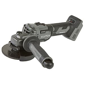 Klutch KLiQ 20V 4-1/2" Brushless Cordless Angle Grinder + 4.0 Ah Battery $35 + Free Shipping