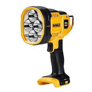 DeWALT Power Tools: 20V 5AH Battery KIt $89, 20V Spotlight $64 & More + Free Shipping $150+