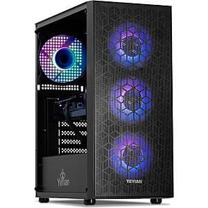 Yeyian Yumi Gaming Desktop: i5 12400F, RTX 4060, 1TB SSD, 16GB DDR4 $700 & More + Free Shipping