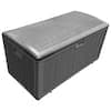 130-Gallon Hampton Bay Brown Resin Wood Look Outdoor Storage Box w/ Lockable Lid $100 + Free Shipping