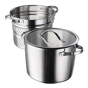 Costco Stores In-Warehouse: 8-Qt Tramontina Tri-Ply Multicooker w/ Pasta Insert $30 (Availability Will Vary; Valid thru 6/15)