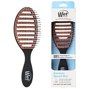 Wet Brush Ceramic Speed Dry Detangling Hair Brush (Black) $5
