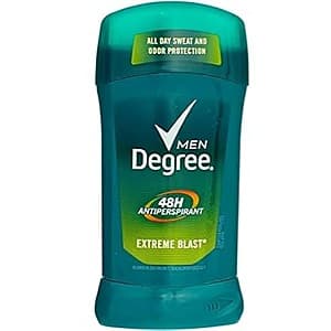 2.7-Oz Degree Men's 48H Antiperspirant Sport Deodorant Stick $2 + Free Shipping w/ Prime