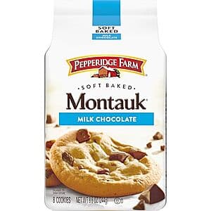 8.6-Oz Pepperidge Farm Montauk Soft Baked Cookies (Milk Chocolate) $2.05 w/ Subscribe & Save
