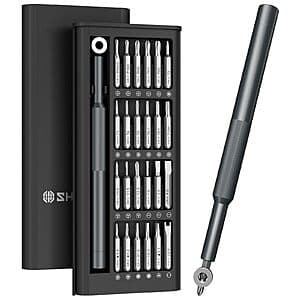 31-in-1 SHARDEN Precision Screwdriver Set $2.65