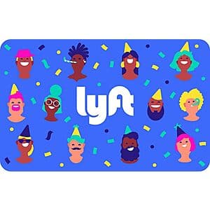 Gift Card Sale via Amazon: $100 Lyft eGift Card $85, $100 Uber eGift Card + $10 Amazon Credit for $100, $50 DoorDash eGift Card $42.50 & Many More