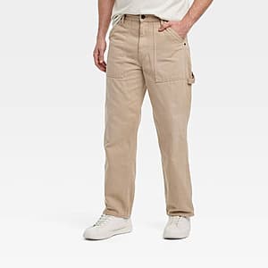 Men's Goodfellow & Co. Vintage Cotton Straight Fit Utility Pant (various sizes) $13 + Free S/H