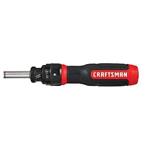 15-Pc Craftsman SpeedDrive Ratcheting Multi-Bit Screwdriver Set $15