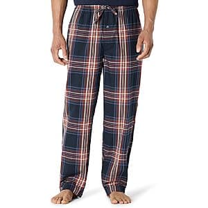 Amazon Essentials Men's Cotton Poplin Straight-Fit Pajama Pants from $5