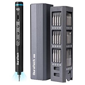 DURATECH 49-IN-1 Mini Precision Electric SAE Screwdriver Set $20