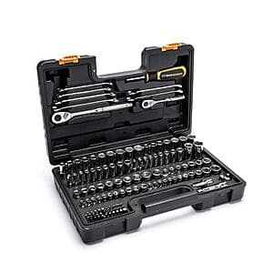 121-Piece GearWrench 1/4" & 3/8" Drive 72-Tooth SAE/MM Mechanics Tool Set $81.60 + Free Shipping