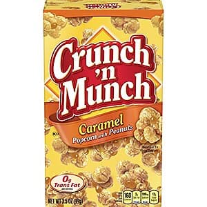 Select Accounts: 12-Pk 3.5-Oz Crunch 'n Munch Caramel Popcorn w/ Peanuts $7.20 w/ S&S