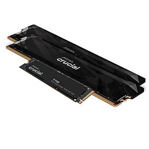 4TB Crucial T710 M.2 2280 SSD + 32GB (2x16GB) Crucial Pro DDR5 6400 OC RAM $539 + Free Shipping