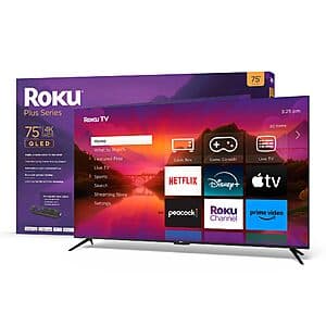 75" Roku 75R6A5R 4K UHD QLED Smart TV w/ Voice Remote Pro $500 or less + Free Shipping
