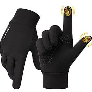 YANIKY Lightweight Touch Screen Winter Gloves $6