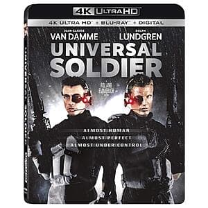 Universal Soldier (4K UHD Blu-ray + Blu-ray + Digital) $11.50