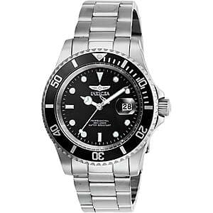 Invicta Men's Pro Diver Stainless Steel Watch w/ Quartz Movement (40mm) $35 + Free Shipping