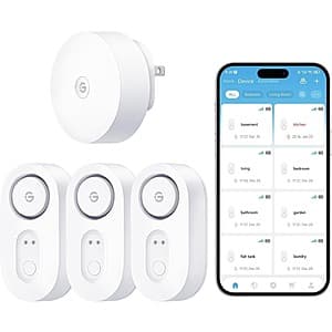 Prime Members: 3-pk GoveeLife Smart Water Leak Detector 1s + WiFi Gateway Alarm Bundle $31.35 & More + Free Shipping