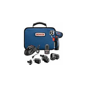 Bosch 12V Flexiclick 5-In-1 Cordless Multi-Head Electric Screwdriver Drill Set $112 + Free Shipping w/ Prime