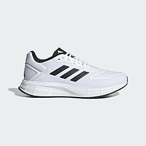 adidas Men's Duramo 10 Running Shoes (Cloud White / Core Black / Cloud White) $24.75 + Free S&H