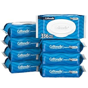 8-pk 42-ct Cottonelle Fresh Feel Flushable Wet Wipes (Fresh Feel) $11.05 w/ S&S