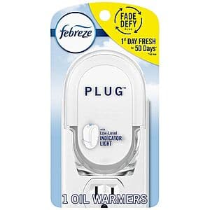 Febreze Plug Air Freshener Scented Oil Warmer Free + Free Pickup ($10 Minimum)