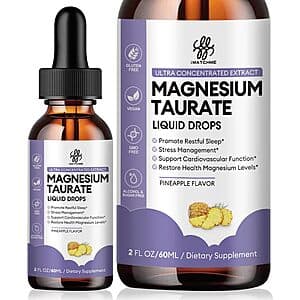 2-Oz iMatchme Magnesium Taurate Liquid Drops (Pineapple Flavor) $4.60 w/ S&S